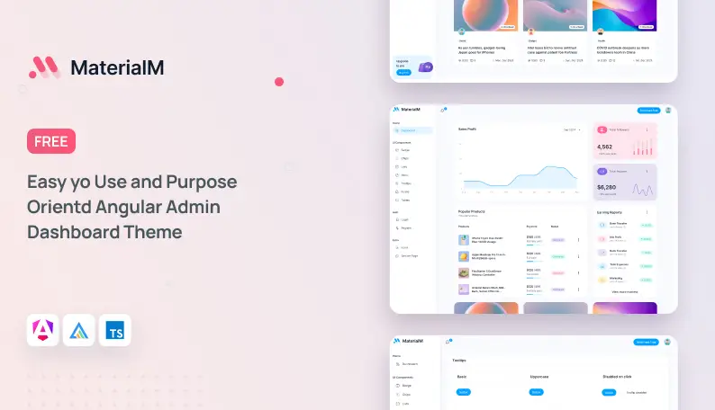 MaterialPro Dashboard